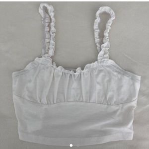 white crop tank